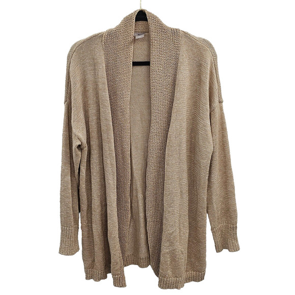 Chicos Cardigan Sweater Womens XL Knit Textured Normcore Academia Office New 3 - Picture 3 of 7